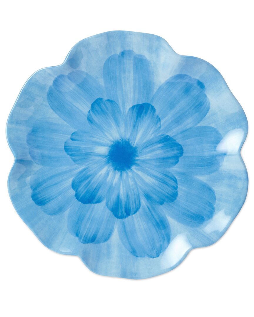 Certified International Set Of 4 Wildflower 3d Floral Dinner Plates