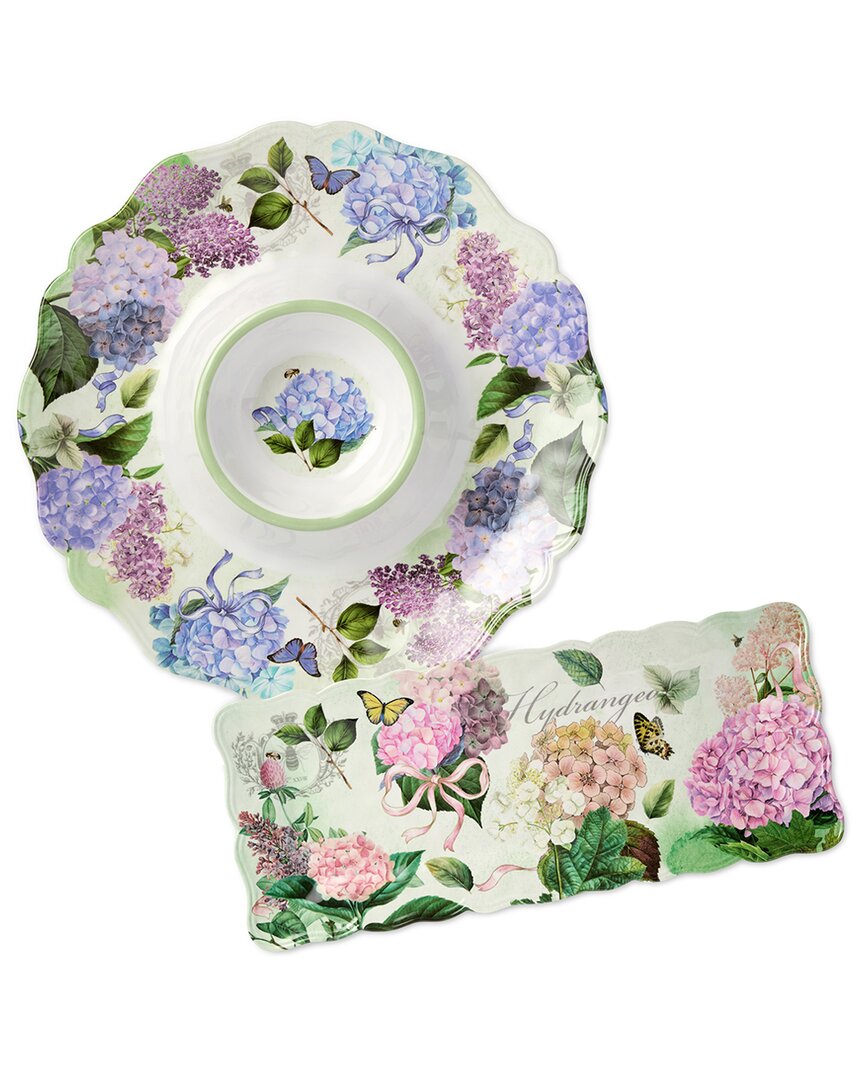 Certified International Garden Path Melamine 2 Pc. Appetizer Set