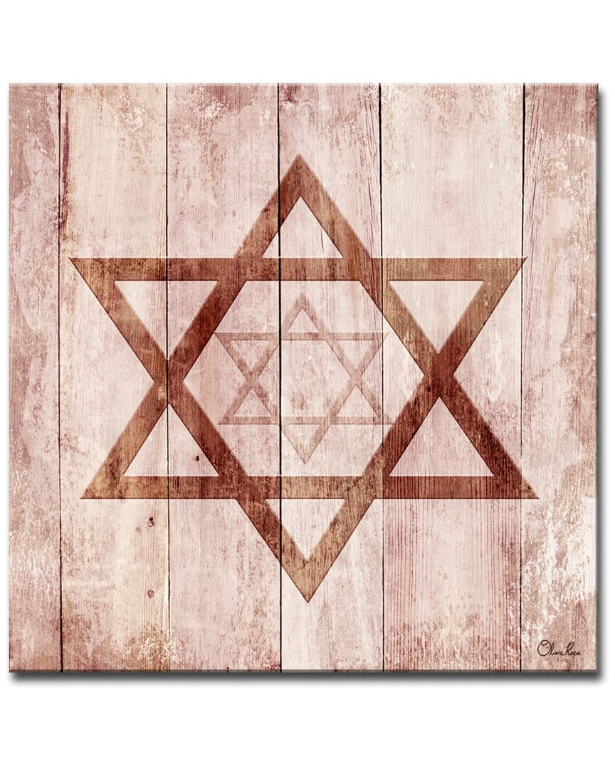 Ready2hangart Star Of David I Wrapped Canvas Wall Art By Olivia Rose
