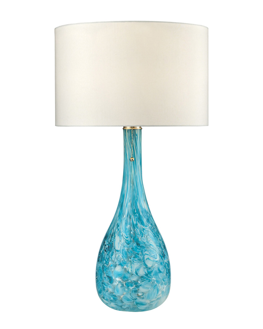 Artistic Home & Lighting Mediterranean Blown Glass Table Lamp