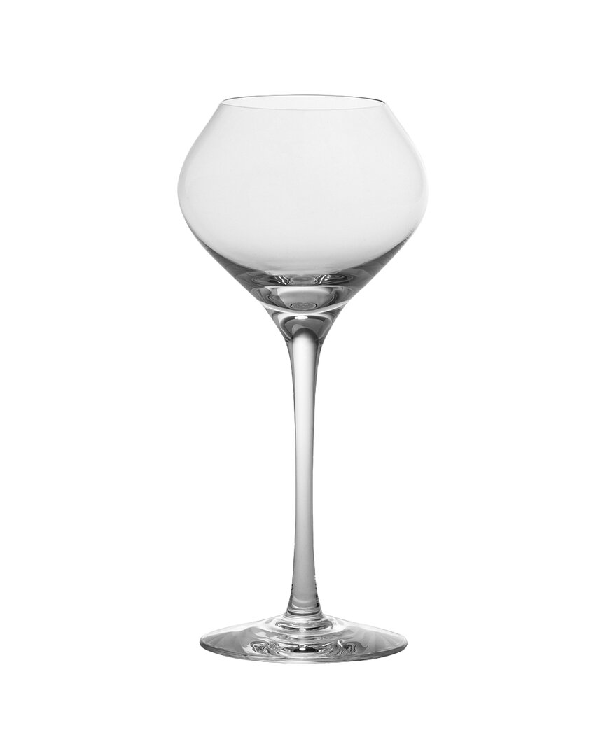 Orrefors Set Of 2 Difference Sweet Wine Glasses