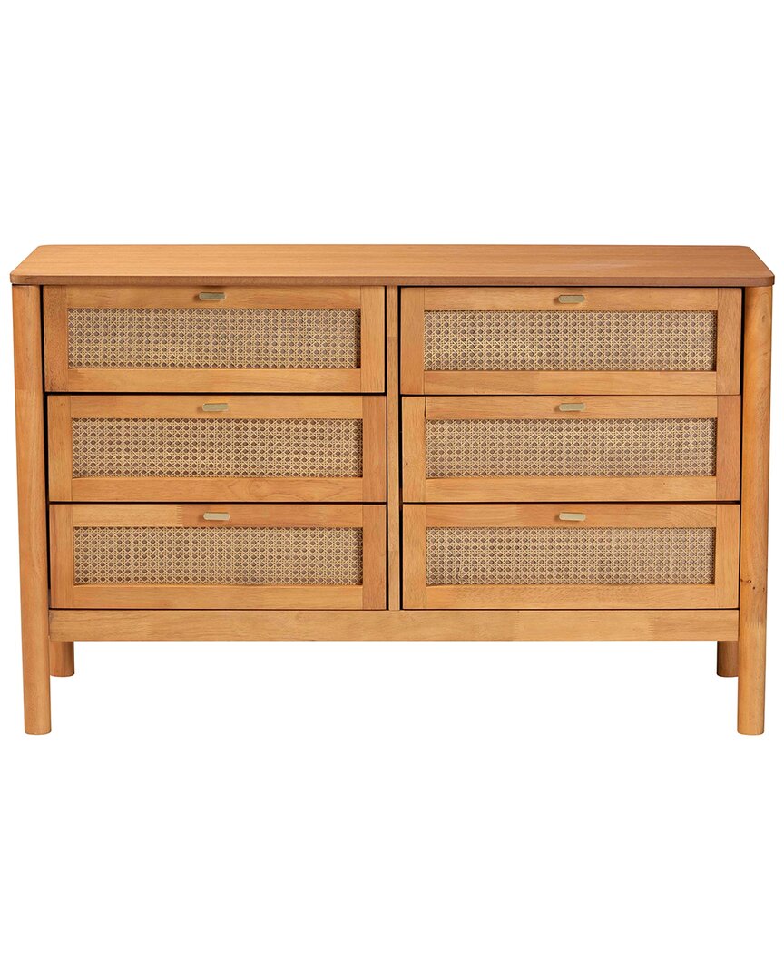 Baxton Studio Jenn Japandi 6-drawer Dresser
