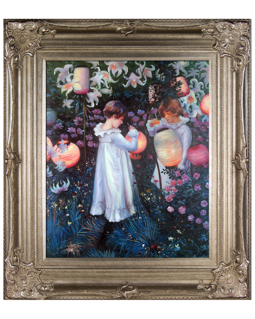 Museum Masters Carnation Lily Lily Rose Framed Oil Reproduction By John Singer Sargent
