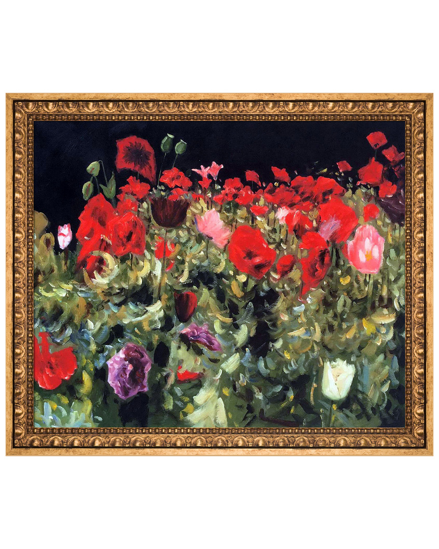 Museum Masters Poppies Framed Oil Reproduction By John Singer Sargent