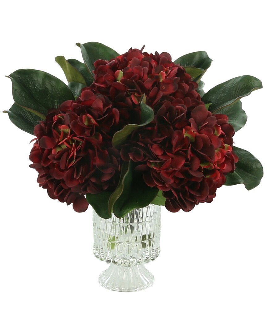 Creative Displays Posh Burgundy Hydrangea Floral Display