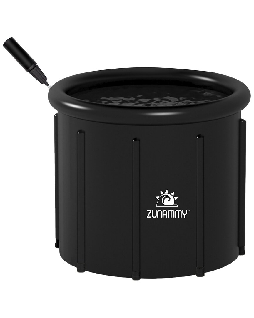 Zunammy Inflatable Ice Bath Tub With Extendable Drain Hose & Carrying Bag