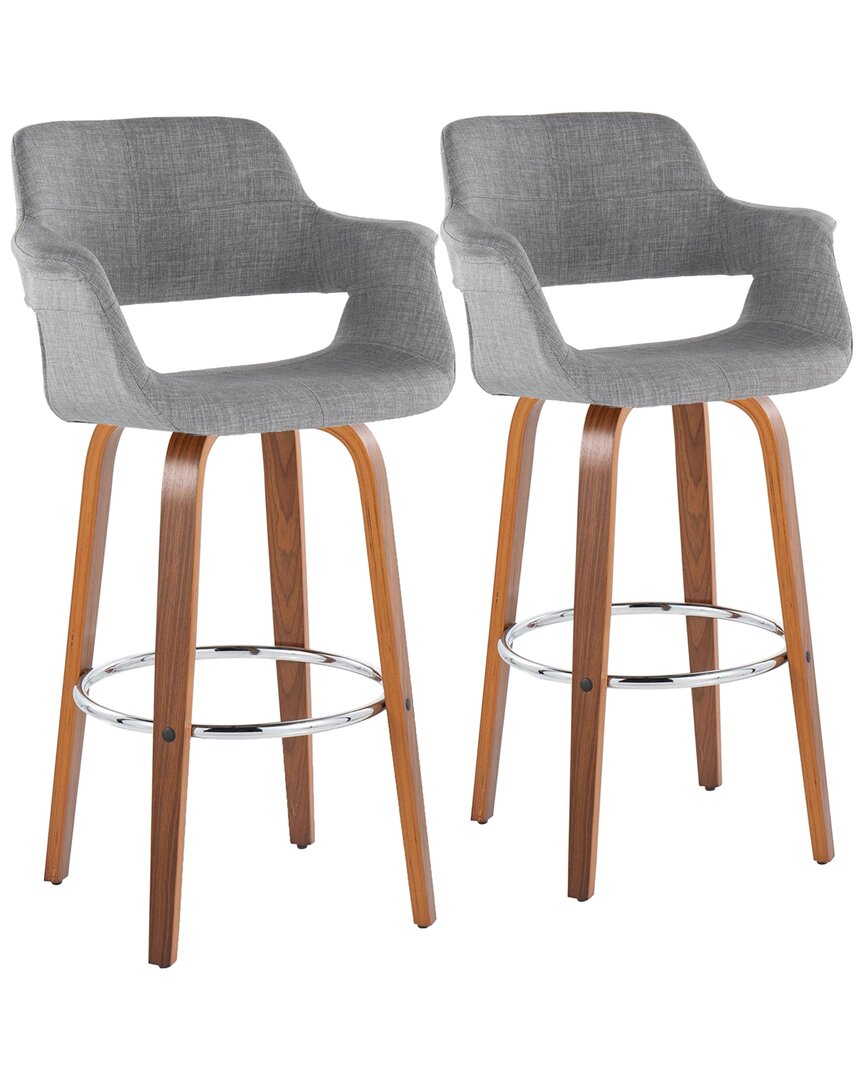 Lumisource Vintage Flair 30 Fixed-height Barstool - Set Of 2