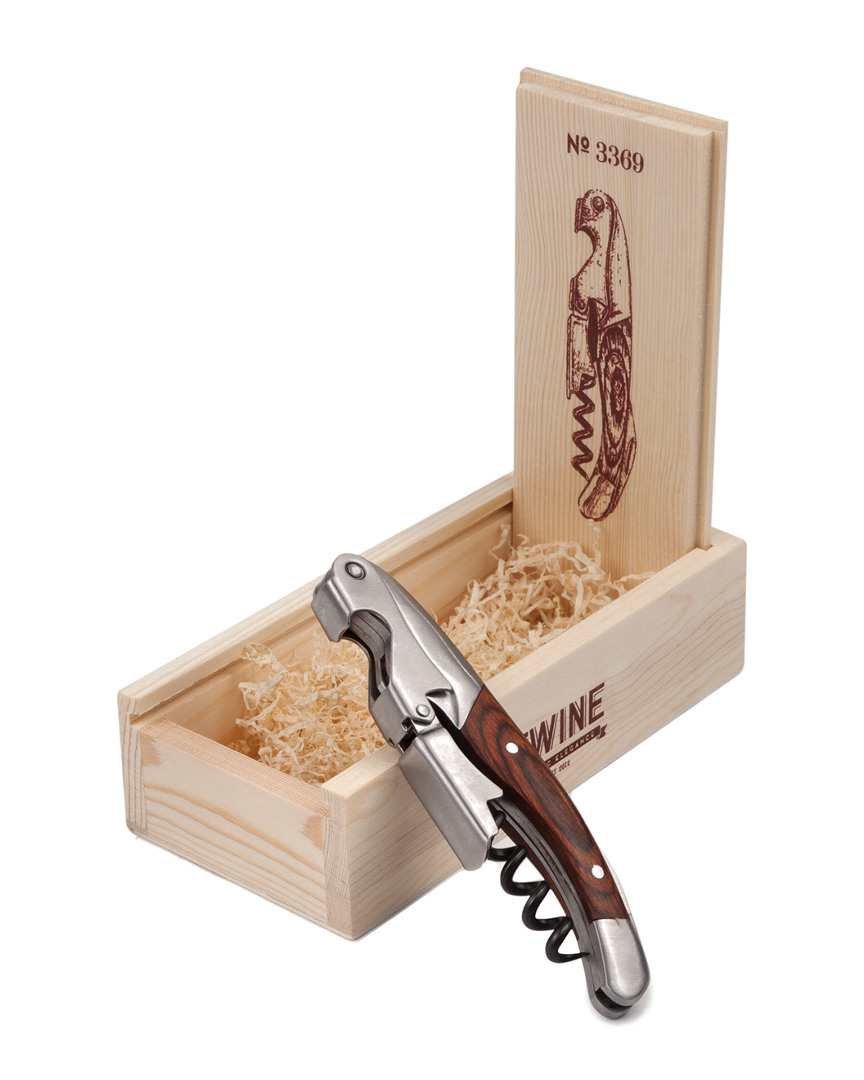 TWINE TWINE CHATEAU WOODEN DOUBLE HINGED CORKSCREW