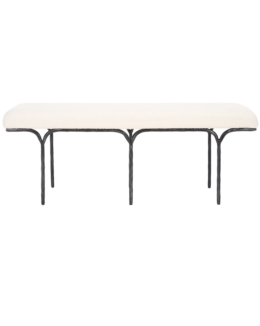 Safavieh Couture Marvin Boucle 48in Bench