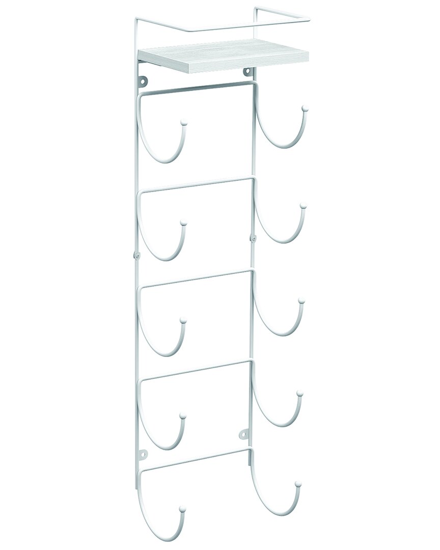Sorbus Wall Mounted Towel Rack With Shelf
