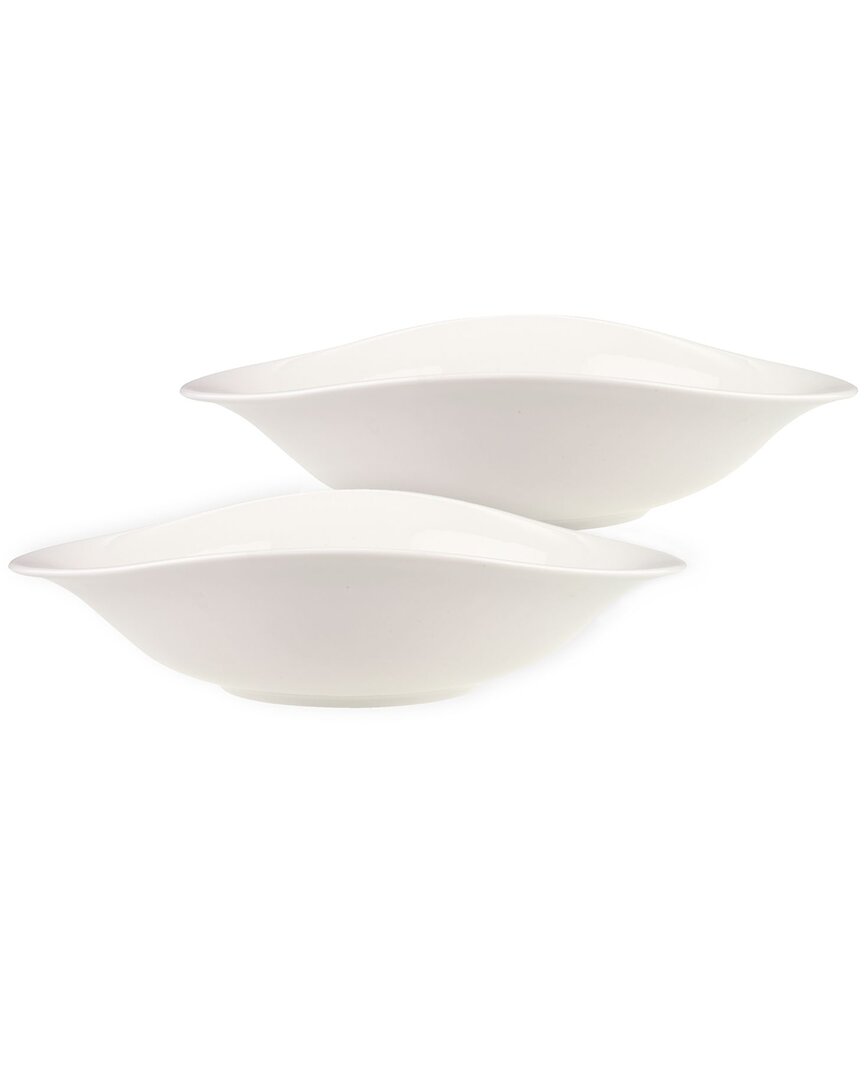 Villeroy & Boch Vapiano Pasta Plate Pair In White