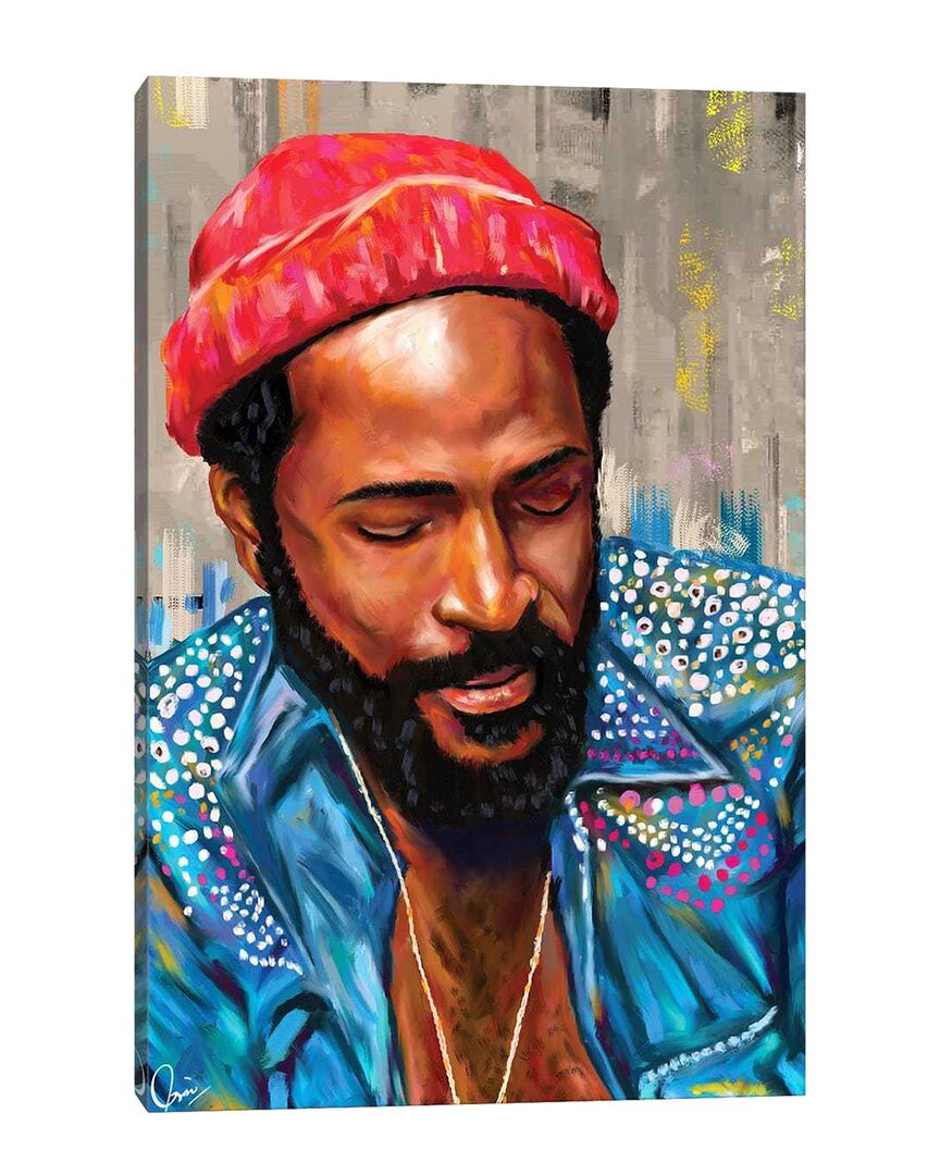 Icanvas Marvin Gaye Wall Art By Crixtover Edwin