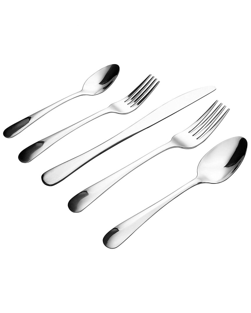 Lorena 20pc Finne Stainless Steel Silverware Flatware Cutlery Set