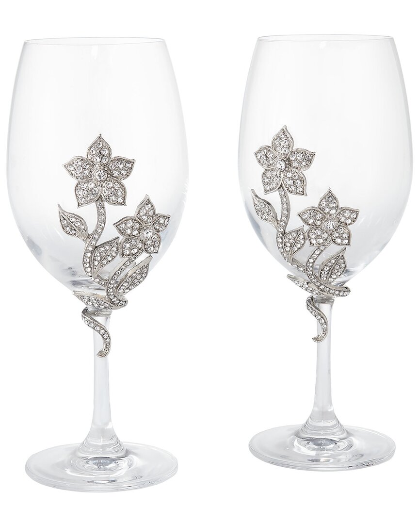 Olivia Riegel 2pc Flora Stemware Set