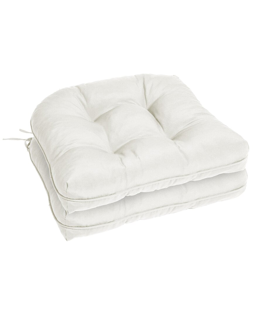 Unikome Set Of 2 Solid Outdoor Patio Seat Cushion