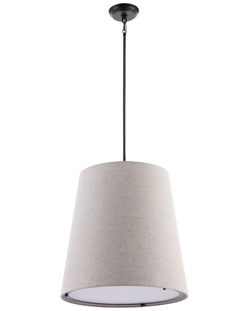 Jonathan Y Arden 18in Led Pendant In Bronze