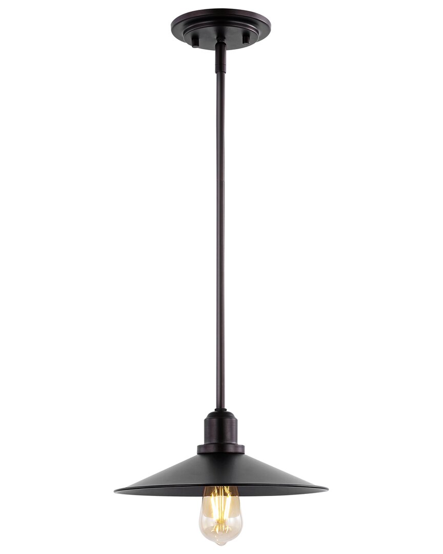 Jonathan Y Prairie 10.5in Led Pendant In Bronze