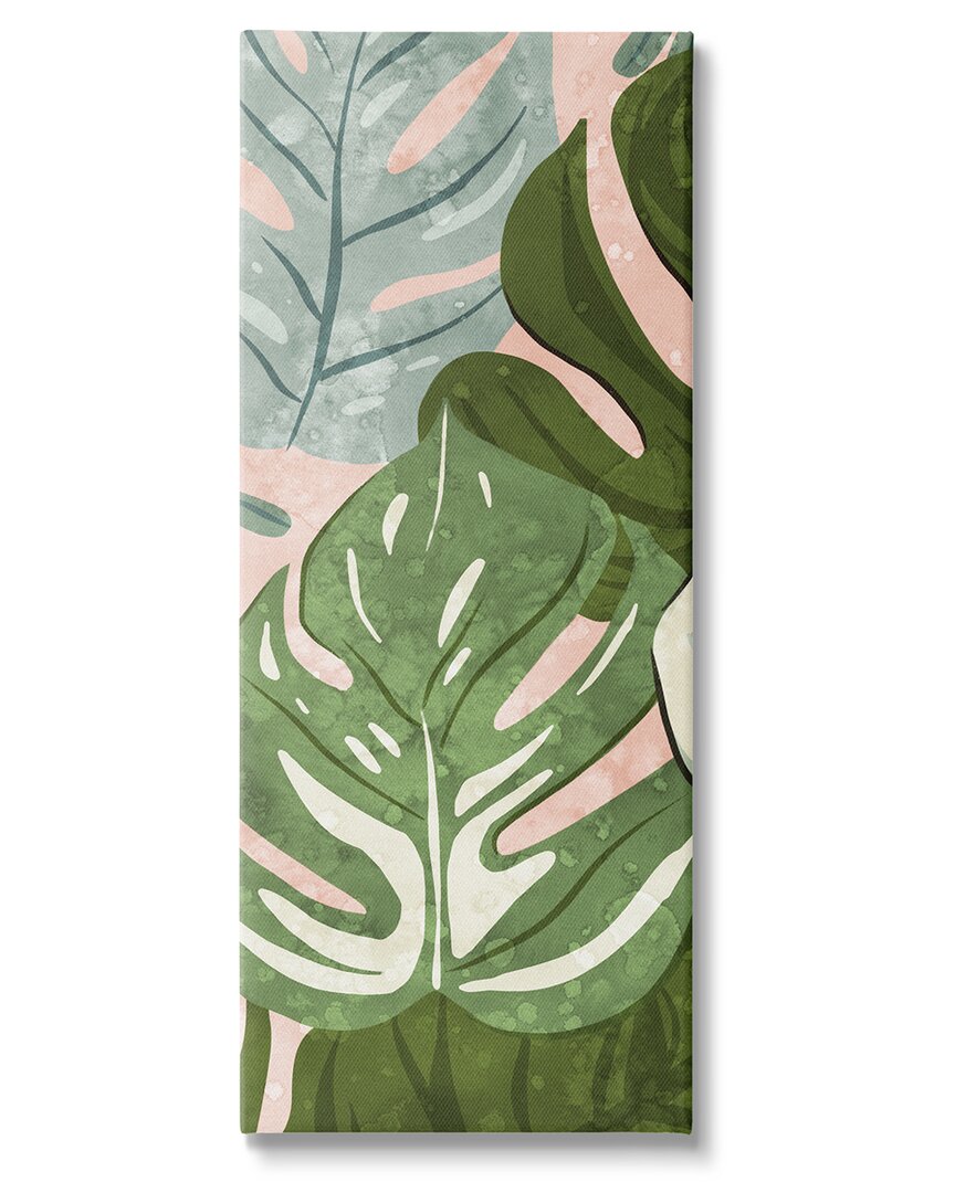 Stupell Varied Monstera Leaf Pattern Canvas Wall Art By Ziwei Li