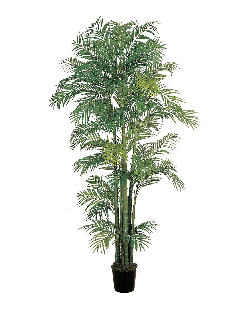 Nearly Natural 7ft Areca Silk Palm Tree