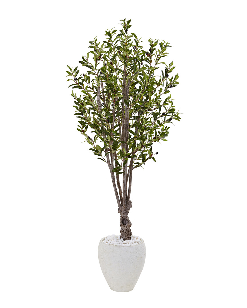 Nearly Natural 5ft Olive Artificial Tree In Green