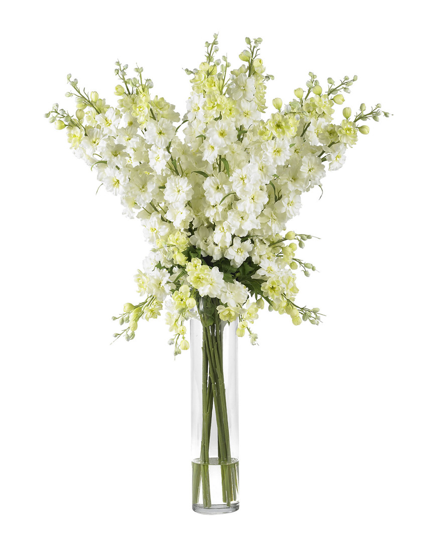 NEARLY NATURAL NEARLY NATURAL DELPHINIUM SILK FLOWER ARRANGEMENT