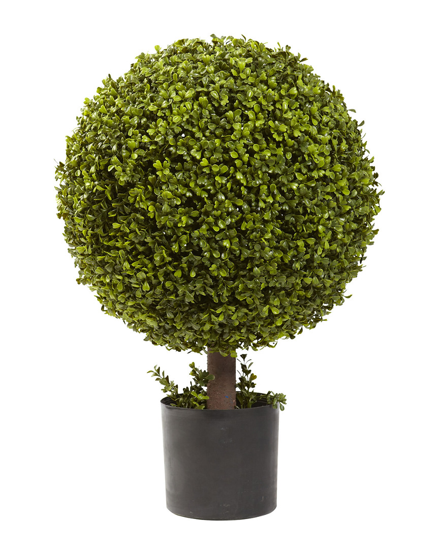 Nearly Natural 27in Boxwood Ball Topiary