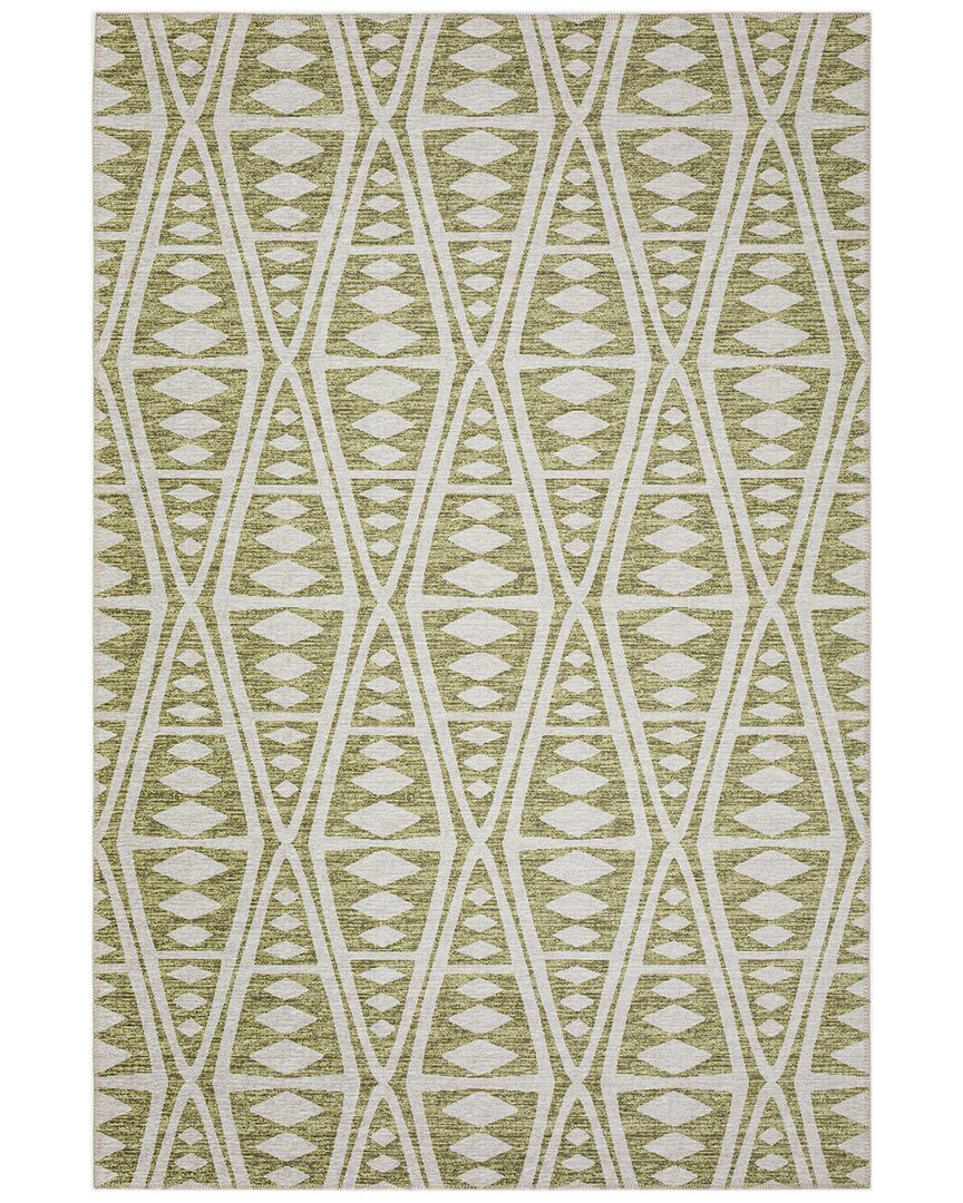 Addison Rugs Yuma Indoor/outdoor Washable Rug In Green