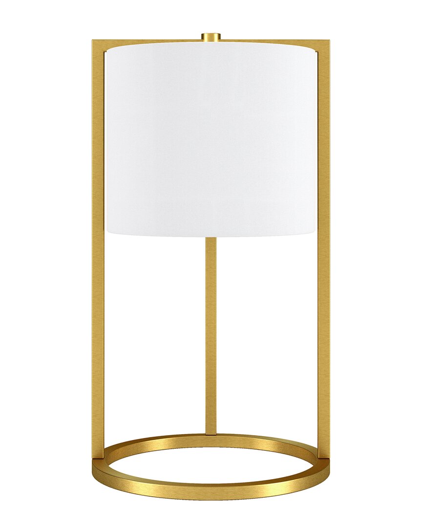 Abraham + Ivy Peyton Asymmetric Brass Finish Table Lamp In Gold
