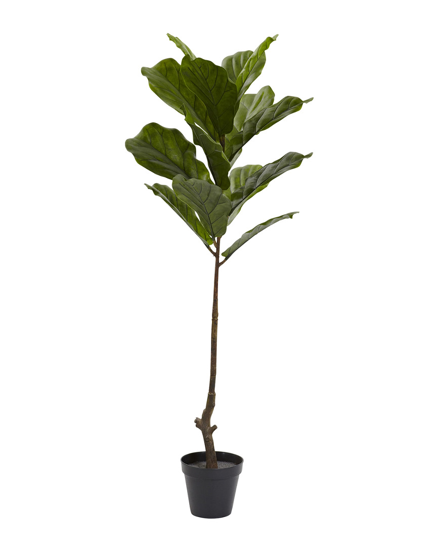 Nearly Natural 4ft Fiddle Leaf Tree Uv Resistant