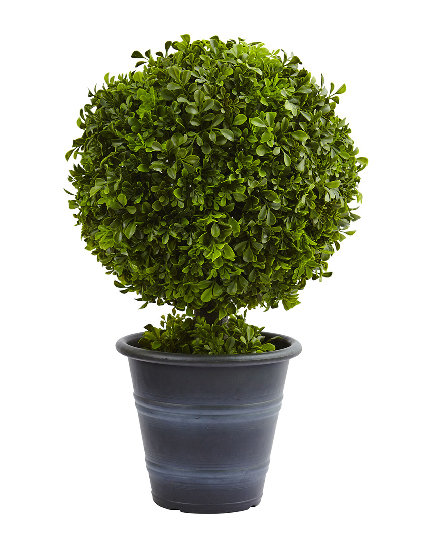 Nearly Natural 23in Boxwood Ball Topiary