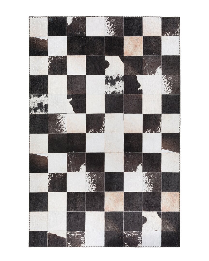 Addison Rugs Laredo Indoor/outdoor Washable Rug In Black