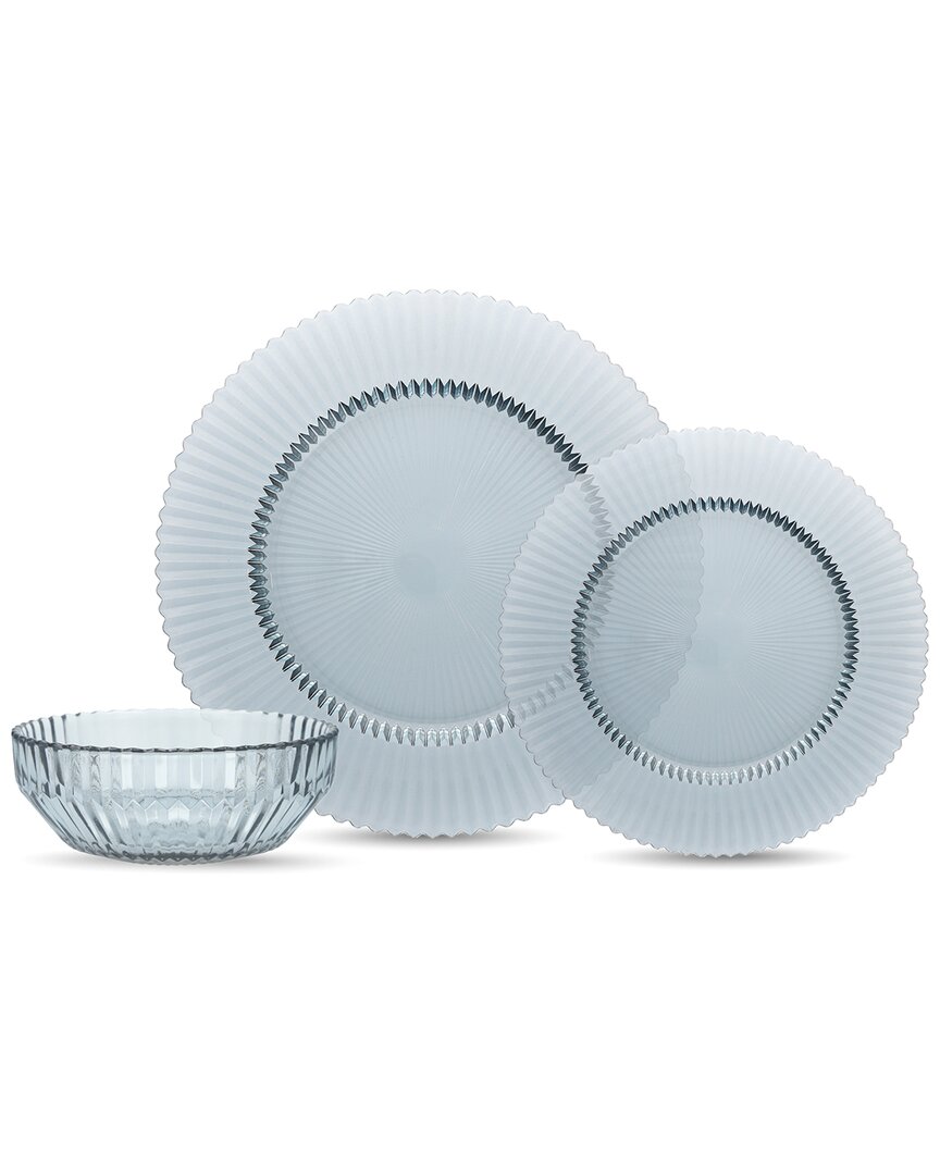 Fortessa Archie 12pc Dinnerware Set (service For 4) In Gray