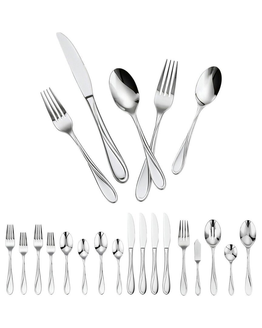 Vevor 65pc Silverware Set In Metallic