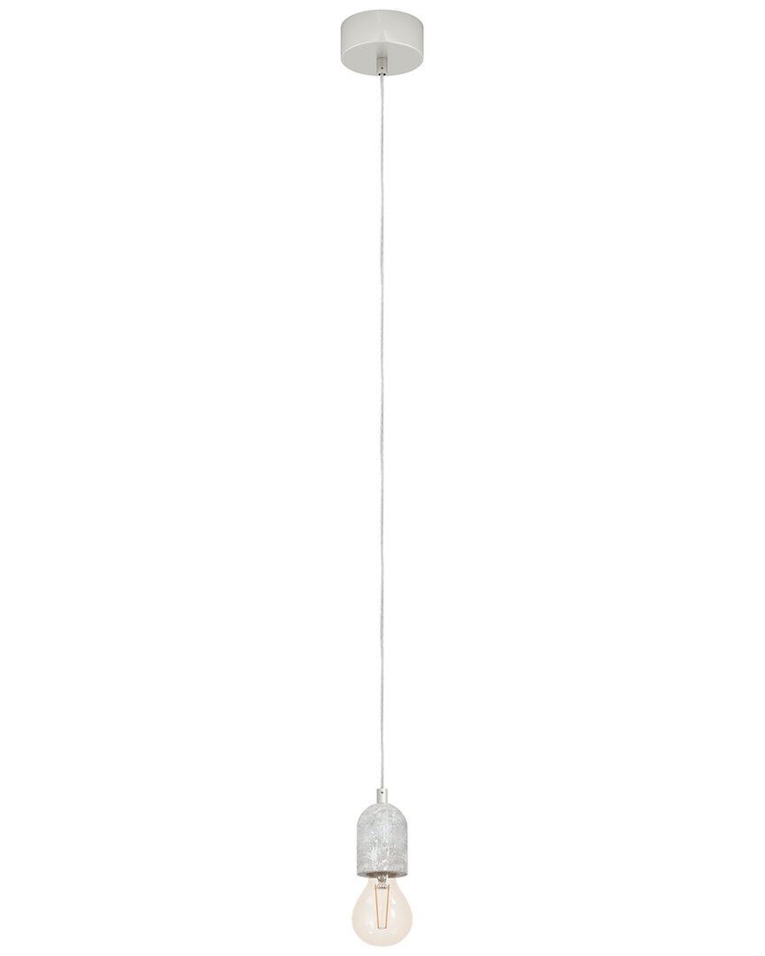 EGLO EGLO SILVARES 1 LIGHT OPEN BULB MINI PENDANT WITH GREY CONCRETE FINISH