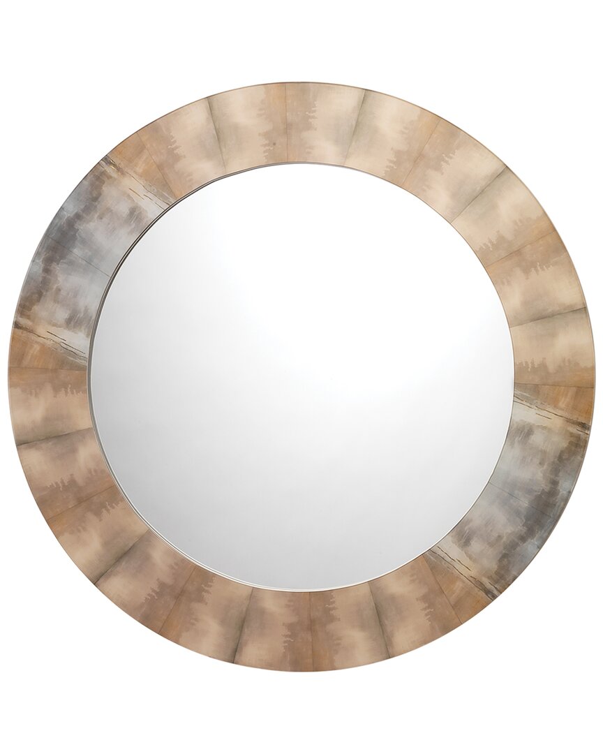 Shop Jamie Young Cloudscape Mirror In Brown