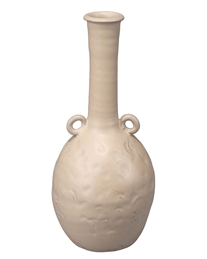 Jamie Young Babar Vase In Beige