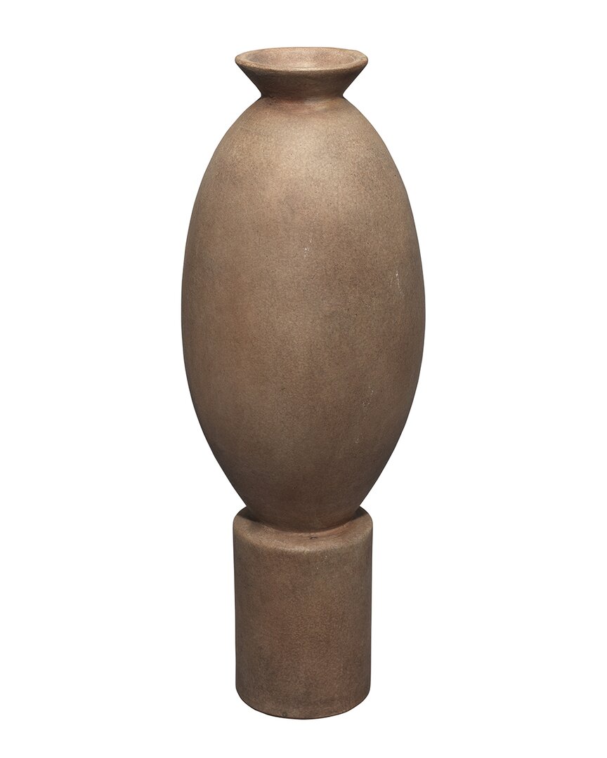 Jamie Young Elevated Decorative Vase In Brown
