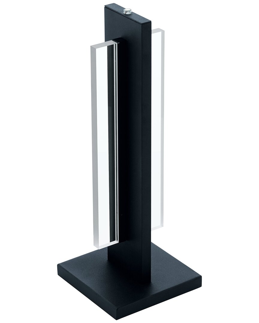 Eglo Spadafora 1 Light Integrated Led Table Lamp With Black Finish & Clear Acrylic Diffuser
