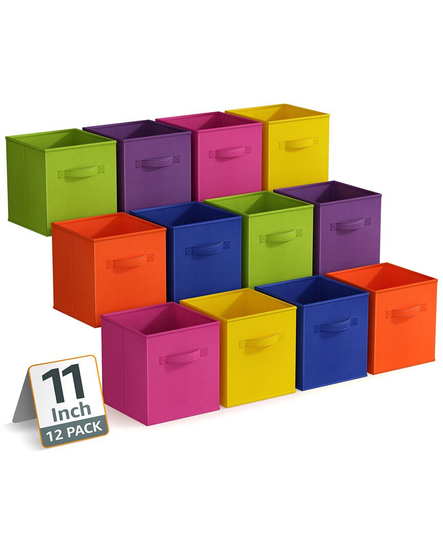 Sorbus 12-pack Collapsible Storage Cubes In Multi