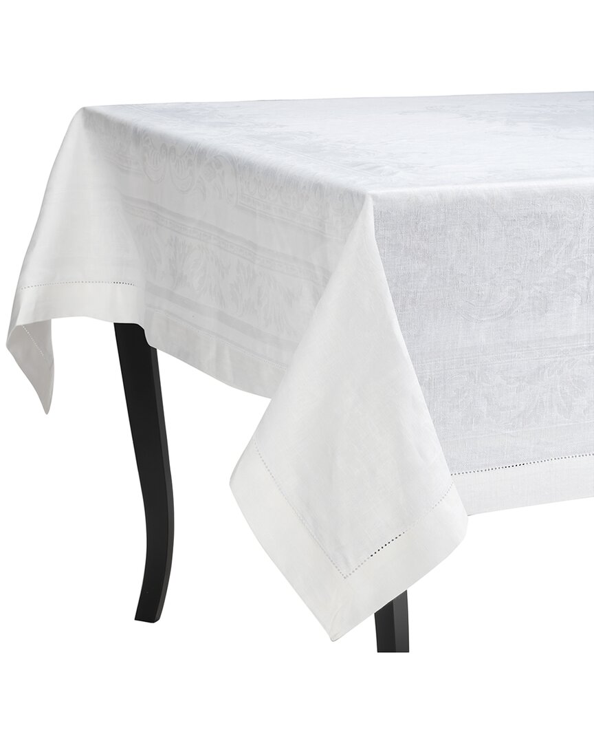 Shop French Home Linen Arboretum Tablecloth In White