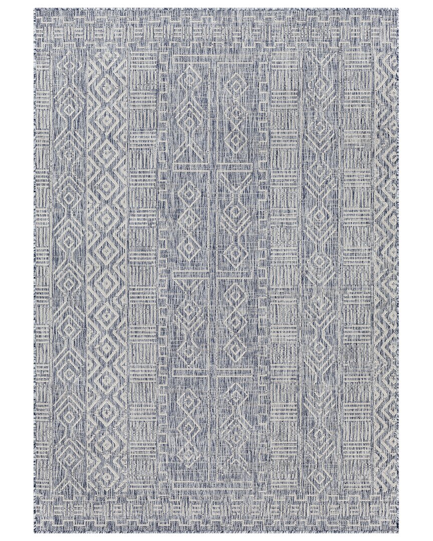 Shop Surya Eagean Indoor/outdoor Rug In Navy