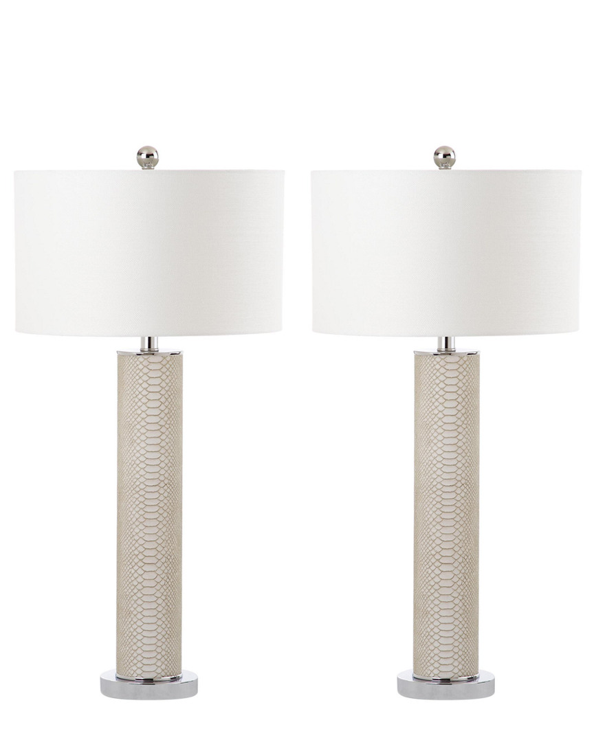 Shop Safavieh Set Of 2 Ollie 32in Table Lamps