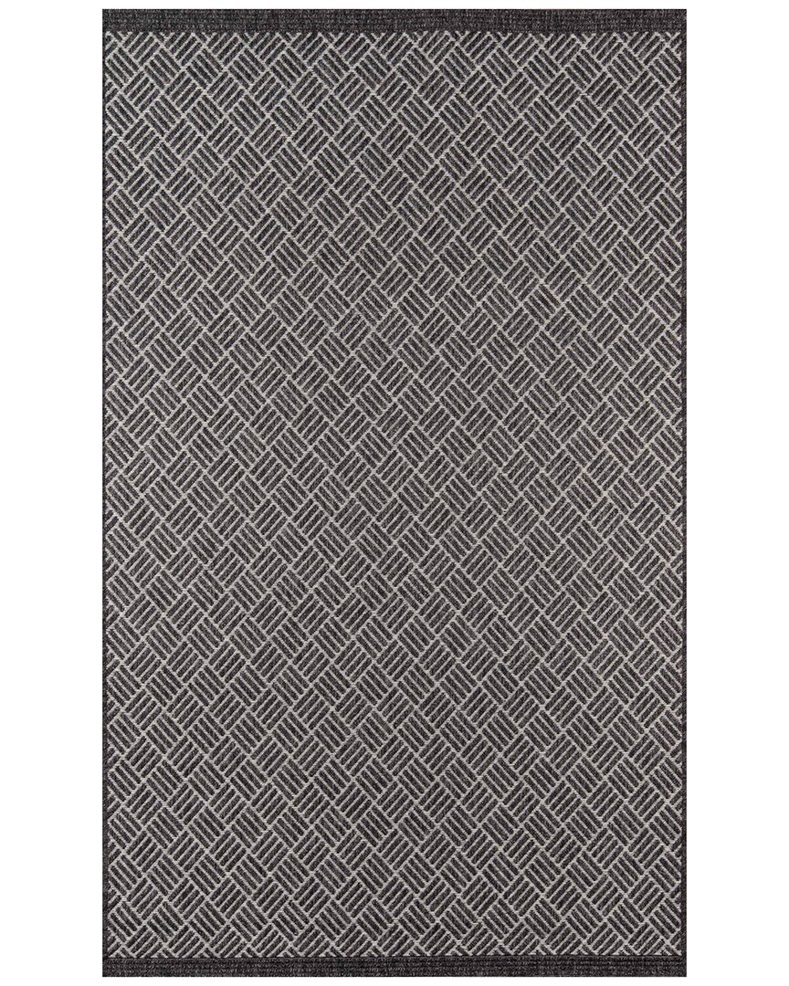 Ecarpet Como Contemporary Area Rug In Gray