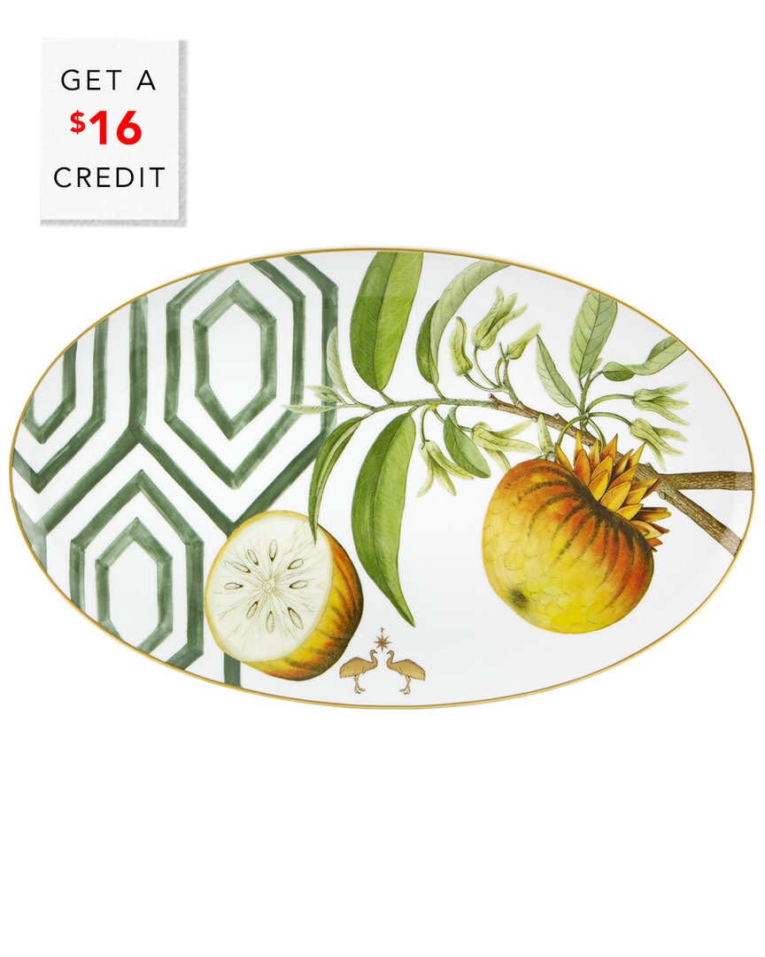 Vista Alegre Amazonia Large Oval Platter With $16 Credit In Multi