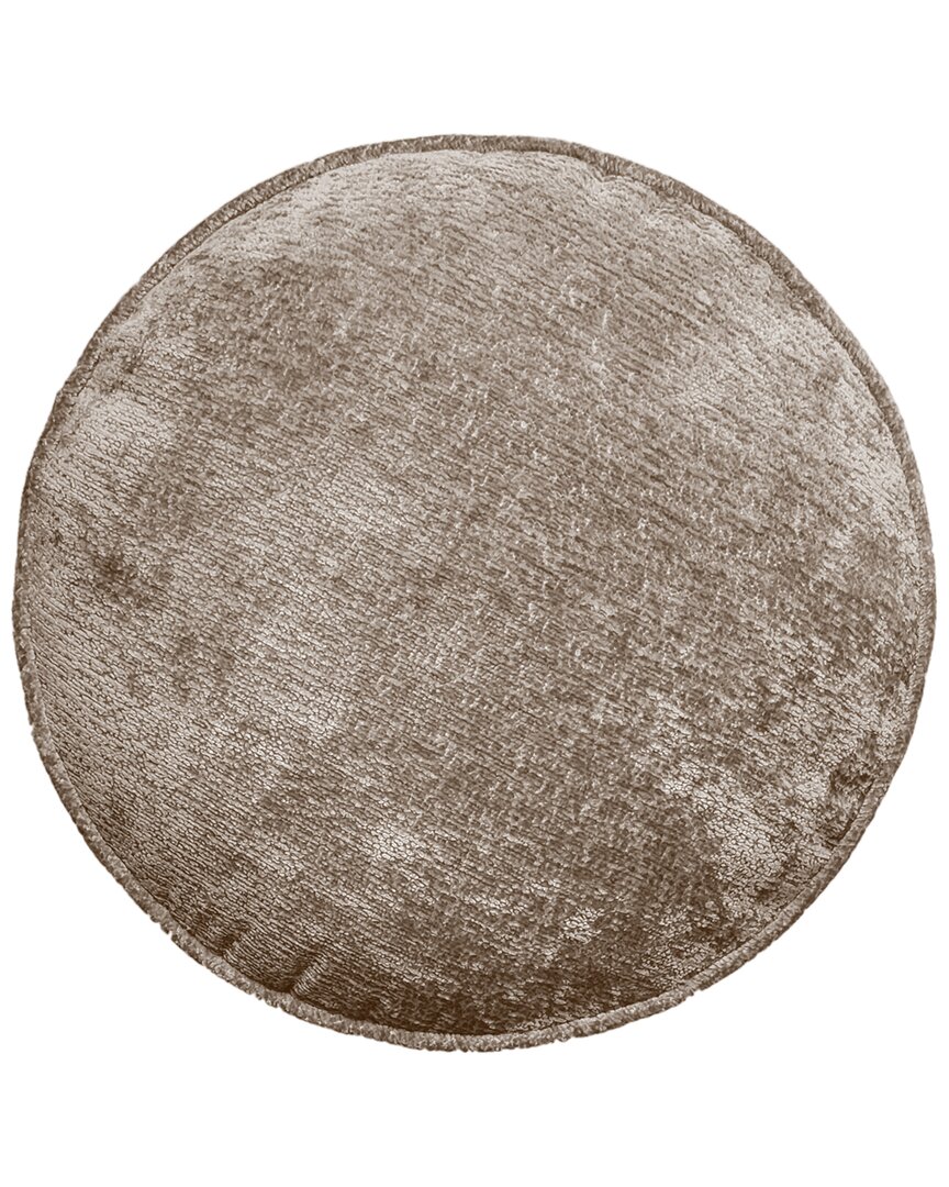 Edie Home Delmonico Chenille Decorative Round Pillow
