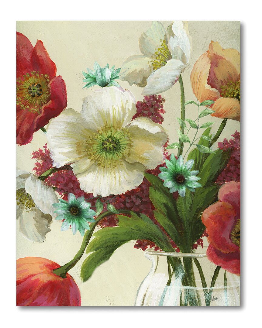 Courtside Market Magnificent Floral Ii Canvas Wall Art