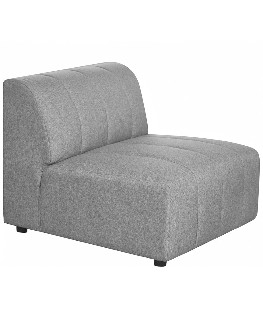 Shop Moe's Home Collection Lyric Slipper Chair In Grey