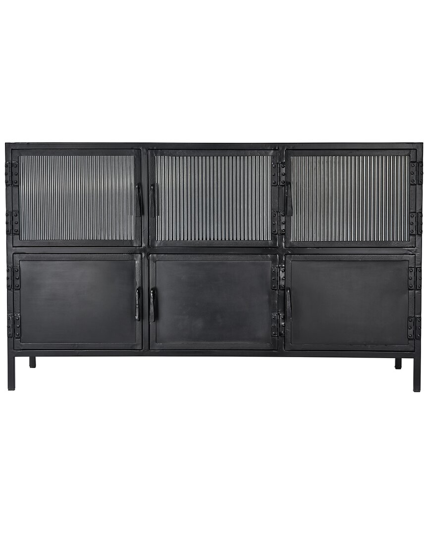 Jamie Young Vitrino 6-door Iron Console
