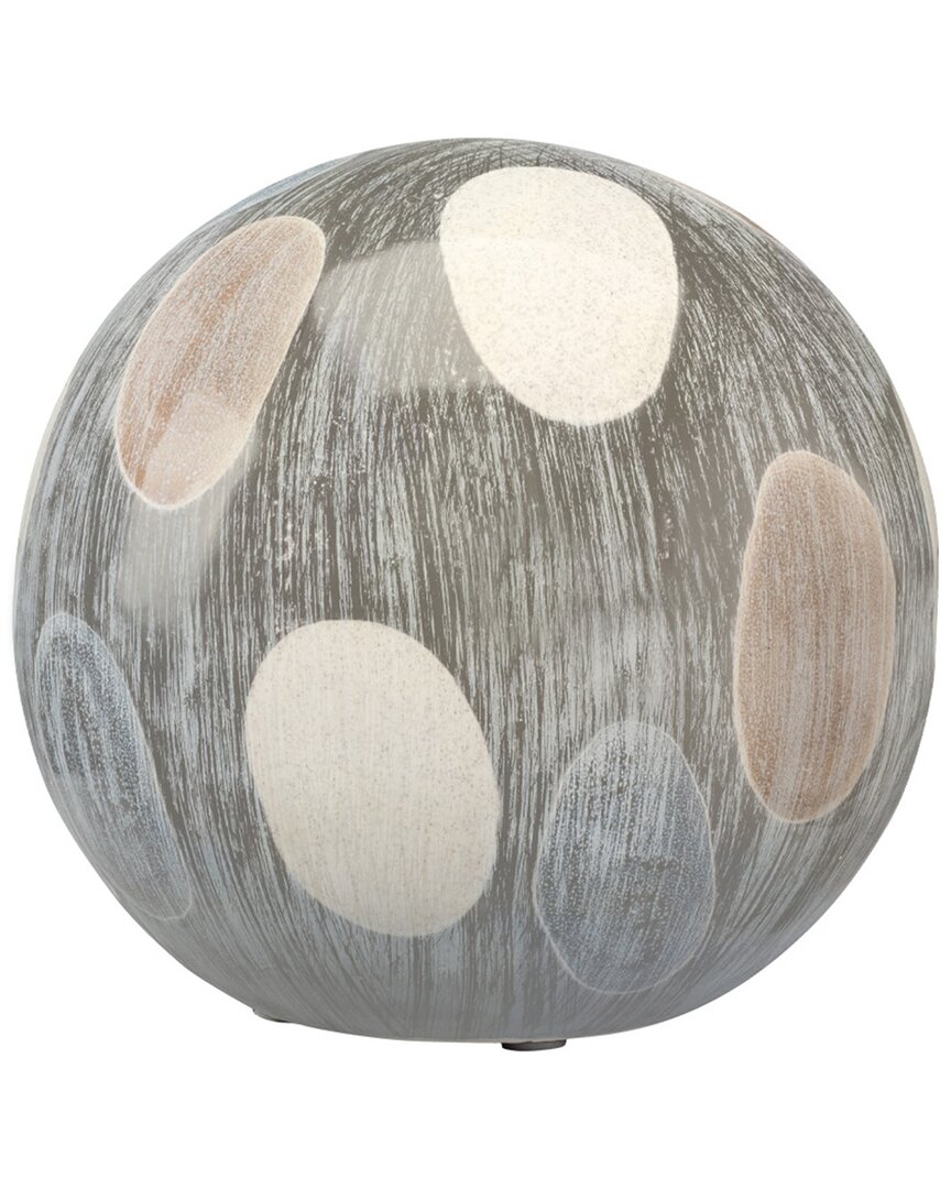 Jamie Young Painted Ceramic Decorative Sphere