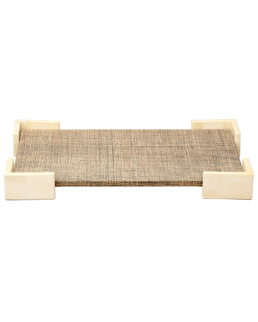 Jamie Young Paradise Bone Decorative Tray